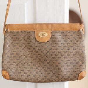 VINTAGE GUCCI ITALY Micro GG Monogram "Ophidia" Crossbody Shoulder Bag